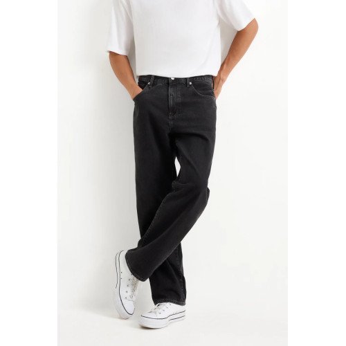 C&A джинсы темные мужские широкие штаны Relaxed jeans