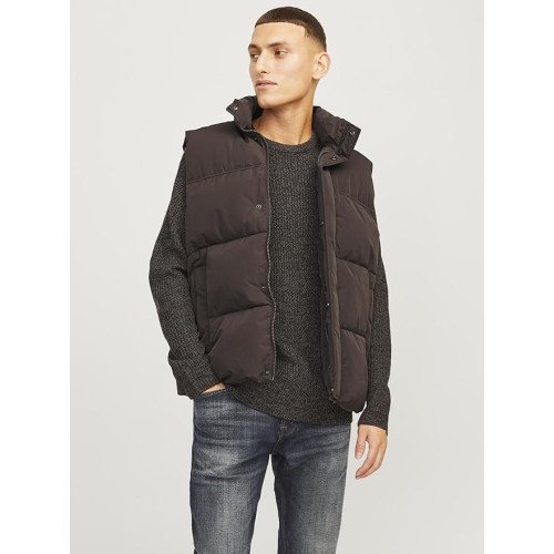 Мужская жилетка JACK & JONES Jjebradley коричневая