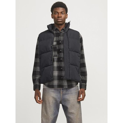 Мужская черная жилетка JACK & JONES Jjebradley дутая XXL