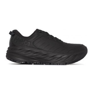 Hoka M Bondi Sr 1110520-BBLC черные мужские кожаные кроссовки