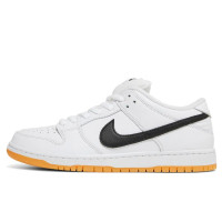 Nike Sb Dunk Low CD2563-101 кроссовки кожаные белые