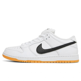 Nike Sb Dunk Low CD2563-101 кроссовки кожаные белые