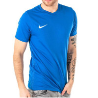 Мужская яркая однотонная футболка Nike синтетика 725891-463