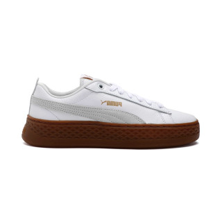 Кожаные белые кроссовки Puma Smash Platform L 366487 02 