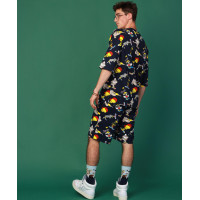 Костюм Футболка + Шорты трикотажные Oversize летний спортивный с мультяшным принтом
