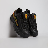 Fila Disruptor II patches 5fm00538 Черные женские кроссовки 