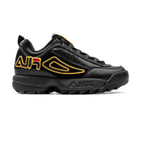 Fila Disruptor II patches 5fm00538 Черные женские кроссовки 