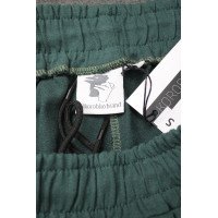Мужские котоновые зеленые Casual штаны широкие свободные Korobko
