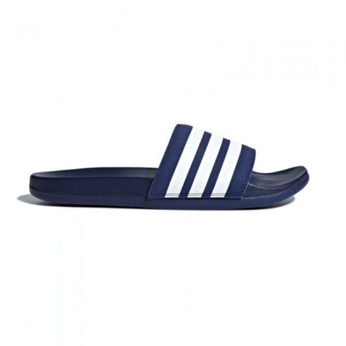 Мужские тапочки синие Adidas Adilette CloudFoam Plus Stripes B42114 