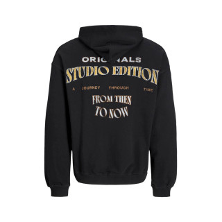 Мужское оверсайз худи Jack & Jones Jorlucca черное 