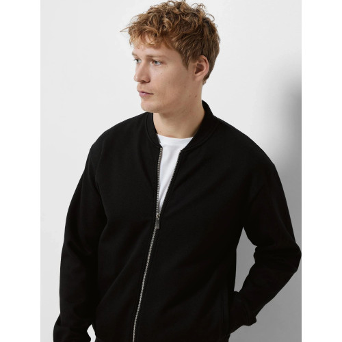 SELECTED HOMME мужская кофта на змейке черная