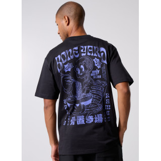 Мужская черная футболка Jack&Jones JONSFRED TONKOTSU  оригинал
