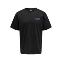 Мужская черная футболка Jack&Jones JONSFRED TONKOTSU  оригинал