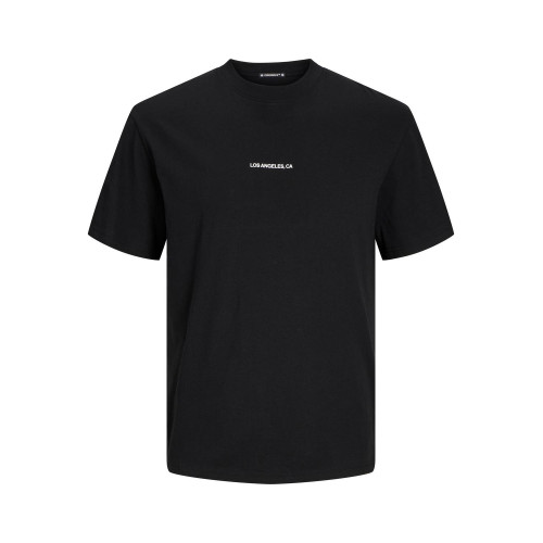 Мужская черная футболка Jack&Jones  оригинал