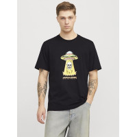 Мужская черная футболка Jack&Jones  оригинал