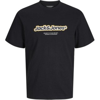 Мужская черная футболка Jack&Jones  оригинал