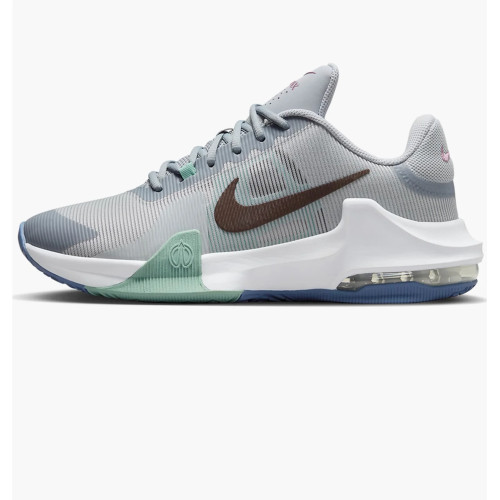 Nike Air Max Impact 4 DM1124-007 серые баскетбольные кроссовки 