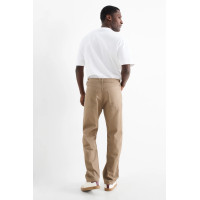 C&A котоновые бежевые мужские штаны - regular fit