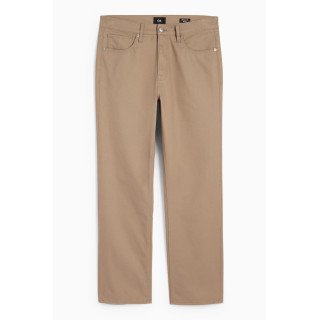 C&A котоновые бежевые мужские штаны - regular fit
