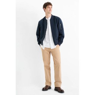 C&A котоновые бежевые мужские брюки - regular fit