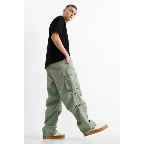 C&A карго зеленые мужские штаны Cargo  - baggy