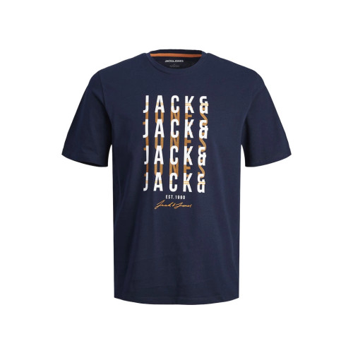 Мужская синяя футболка Jack&Jones оригинал