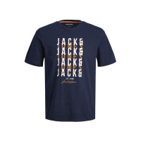 Мужская синяя футболка Jack&Jones оригинал
