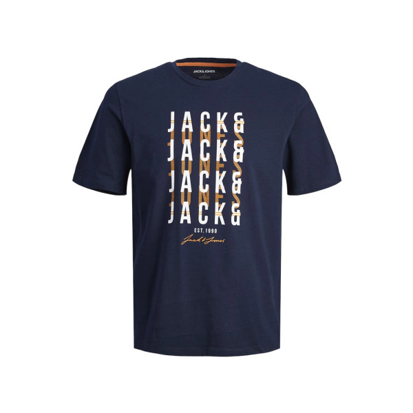 Мужская синяя футболка Jack&Jones оригинал