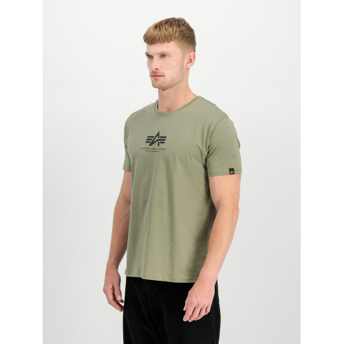 Мужская хаки футболка Alpha Industries оригинал
