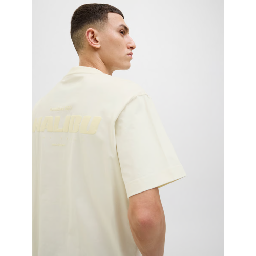 Мужская молочная футболка Jack&Jones Jcointerlude оригинал