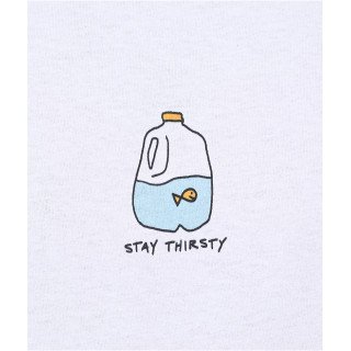 Мужская белая футболка A.LAB Stay Thirsty  оригинал