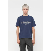 Мужская синяя футболка Jack&Jones JORINWOOD оверсайз