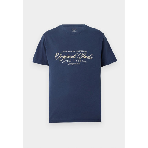 Мужская синяя футболка Jack&Jones JORINWOOD оверсайз