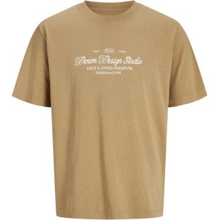 Мужская бежевая футболка Jack&Jones Jprblulucas
