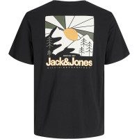 Мужская черная футболка Jack&Jones Jjmine оригинал