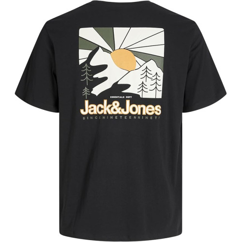 Мужская черная футболка Jack&Jones Jjmine оригинал