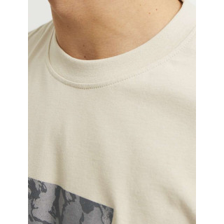 Мужская бежевая футболка Jack&Jones JCOTARMAC