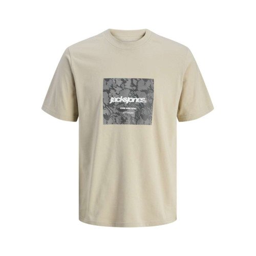 Мужская бежевая футболка Jack&Jones JCOTARMAC