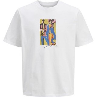 Мужская белая футболка Jack&Jones Jormanchester оригинал