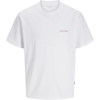 Мужская белая футболка Jack&Jones Jorsplit оригинал
