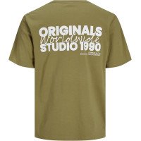 Мужская олива футболка Jack&Jones Jorvesterbro оригинал