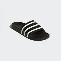 Adidas adilette 280647 Женские черные тапочки слайдеры
