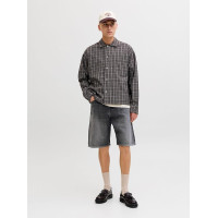 Шорты мужские JACK & JONES Jjialex черные джинсовые