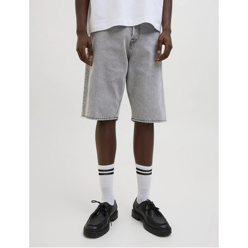 Шорты мужские JACK & JONES JJIRON серые джинсовые