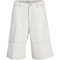 Шорты мужские JACK & JONES Jpstowen белые длинные джинсовые
