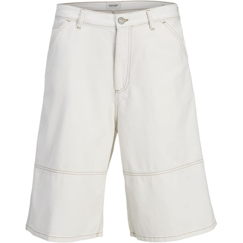 Шорты мужские JACK & JONES Jpstowen белые длинные джинсовые