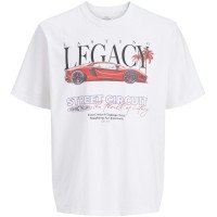 Мужская белая футболка Jack&Jones JORPHOTO оригинал
