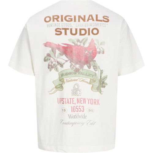 Мужская белая футболка Jack&Jones Jorupstate оригинал