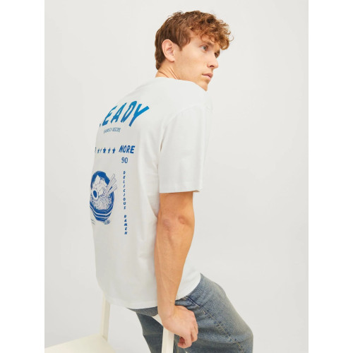 Мужская белая футболка Jack&Jones JJCHARGE оригинал