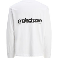 JACK & JONES Jcounion белая футболка с длинным рукавом лонгслив